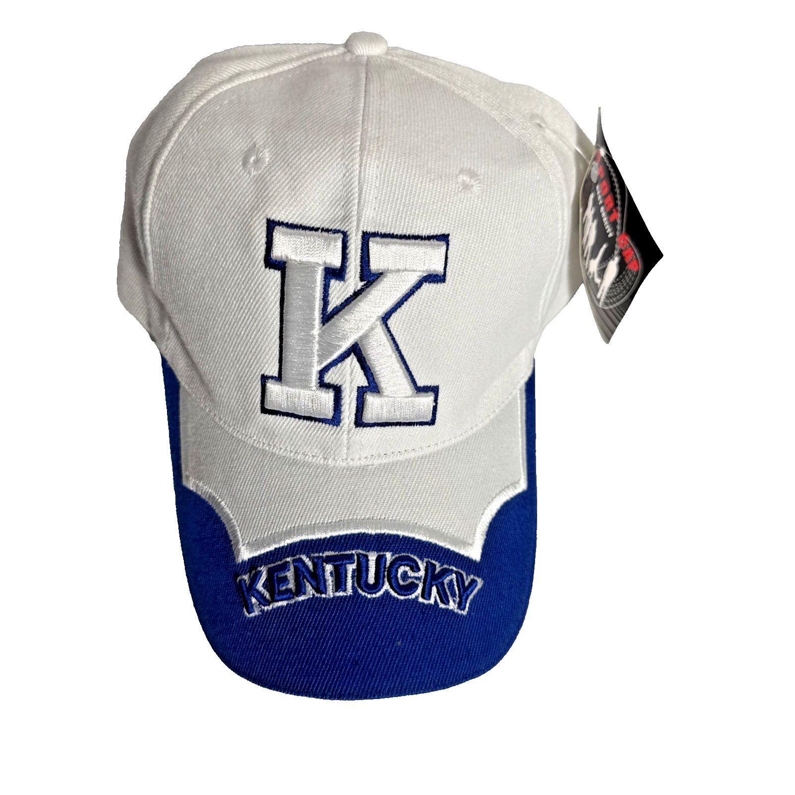 Kentucky Wildcats Ball Cap White Blue Adjustable Embroidered Hat New